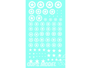 Oupsmodel By Berna 72-001 Etoiles Américaines 1944-45 1/72