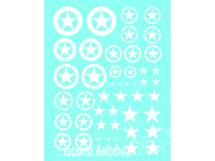 Oupsmodel By Berna 35-001 Etoiles Américaines 1944-45 1/35