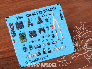 Eduard Space décalques 3D 3DL48262 P-400 Arma Hobby 1/48