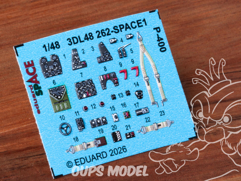 Eduard Space décalques 3D 3DL48262 P-400 Arma Hobby 1/48