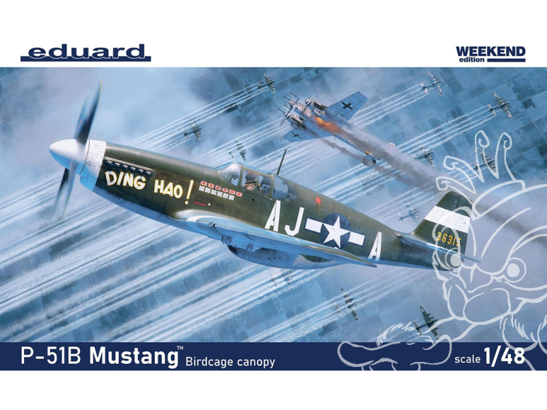 EDUARD maquette avion 84209 P-51B/C Mustang Birdcage WeekEnd Edition 1/48