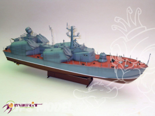 Merit maquette bateau 67201 CORVETTE LANCE-MISSILES OSA-1 (Classe OSA) SOVIETIQUE 1/72