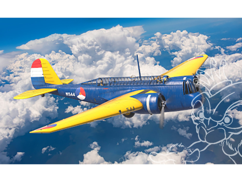 Frrom maquettes avions 0060 Martin Type 166 in Dutch Service 1/72