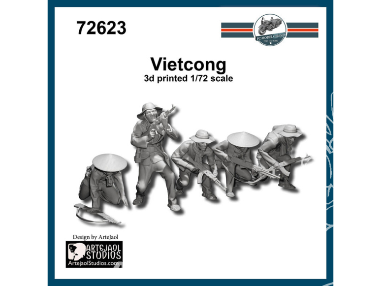 FC MODEL TREND figurines résine 72623 Vietcong 1/72