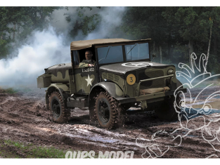 IBG maquette militaire 72164 Camion-citerne à eau Bedford MWC, production tardive 1/72