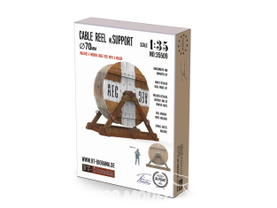 RT-Diorama 35509 Enrouleur de câble avec support Ø70 mm 1/35
