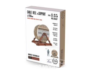 RT-Diorama 35507 Enrouleur de câble avec support Ø50 mm 1/35