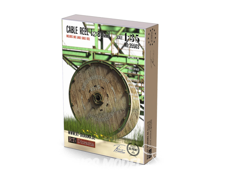 RT-Diorama 35503 Touret de câble Ø80mm 1/35