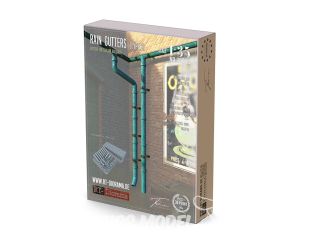 RT-Diorama 35700 Ensemble de gouttières Type 2 1/35