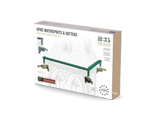 RT-Diorama 35430 Gouttières pluviales et gargouilles pour Église à flèche 1/35