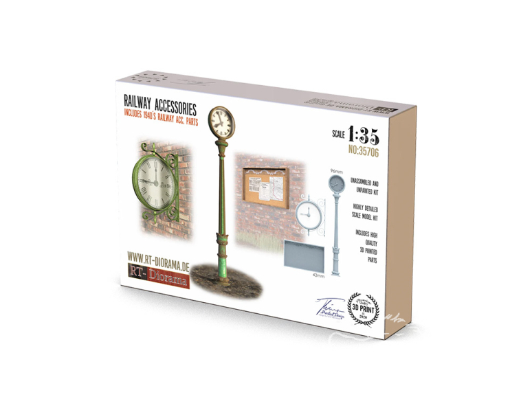 RT-Diorama 35706 Accessoires ferroviaires 1/35