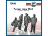 FC MODEL TREND figurines résine 72606 Equipage Panzer 1943 1/72