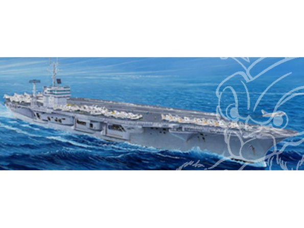 Trumpeter maquette bateau 05605 PORTE AVIONS NUCLEAIRE US CVN-68 NIMITZ 1/350