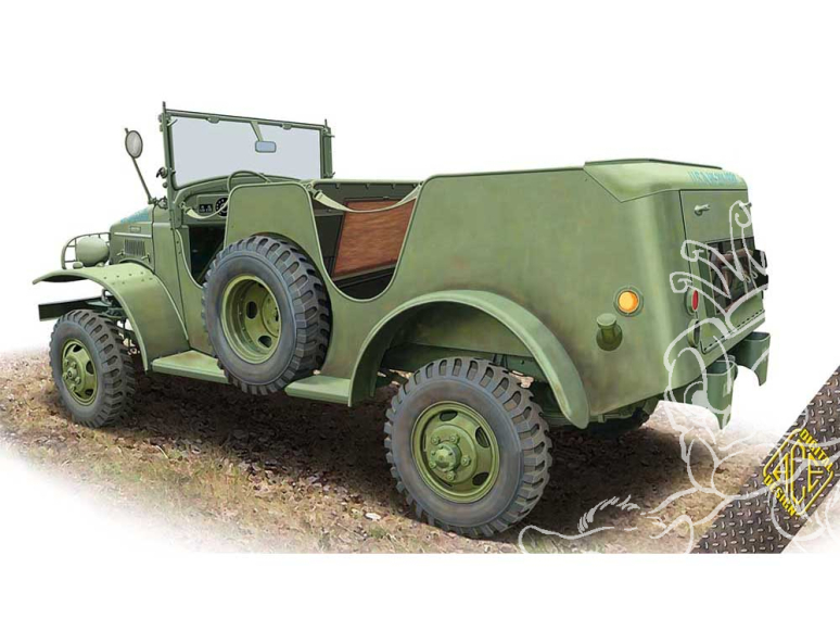Ace Maquettes Militaire 72598 1/2 ton 4x4 Command Reconnaissance WC-6/15/23 1/72