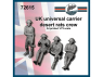 FC MODEL TREND figurines résine 72615 Equipage Britannique rats du désert Universal carrier 1/72