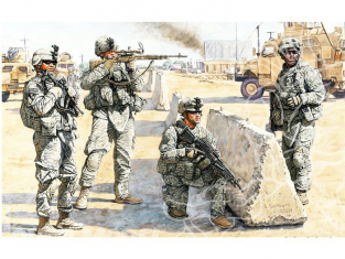 Master Box maquette militaire 3591 US CHECK POINT EN IRAK 2010 1/35