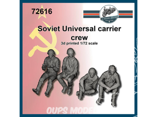 FC MODEL TREND figurines résine 72616 Equipage Soviétique Universal carrier 1/72