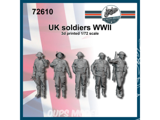 FC MODEL TREND figurines résine 72610 Soldats Britanniques WWII 1/72