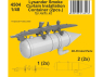 CMK kit resine 4504 Conteneur d'installation du rideau de fumée Lysander kit Airfix 1/48