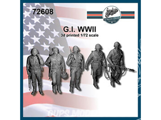 FC MODEL TREND figurines résine 72608 Soldats US G.I. WWII 1/72