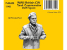CMK Personnage resine F48408 Commandant de char britannique de la Seconde Guerre mondiale demi-figure 1/48