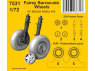 CMK kit resine 7531 Roues Fairey Barracuda pour kits Special Hobby 1/72