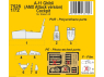 CMK kit resine 7528 Cockpit de la version A-11 Ghibli AMX Attack kits Italeri 1/72