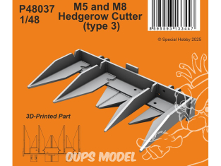 Special Hobby 3D Print P48037 Coupe-haies M5 et M8 type 3 kits Tamiya 1/48