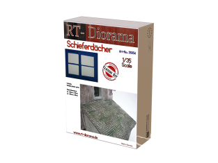 RT-Diorama 35054 Toits en ardoise 4 piéces 1/35
