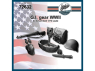 FC MODEL TREND accessoire résine 72632 Equipements de Soldat U.S. G.I. WWII 1/72
