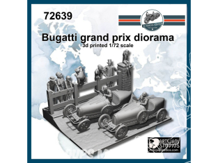 FC MODEL TREND maquette résine 72639 Diorama Bugatti Grand Prix 1/72 FC MODEL TREND maquette résine 72639 Diorama Bugatti Grand Prix 1/72