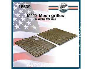 FC MODEL TREND accessoire résine 16639 Grilles M113 1/16