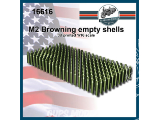 FC MODEL TREND accessoire résine 16616 Douilles vides M2 Browning 1/16