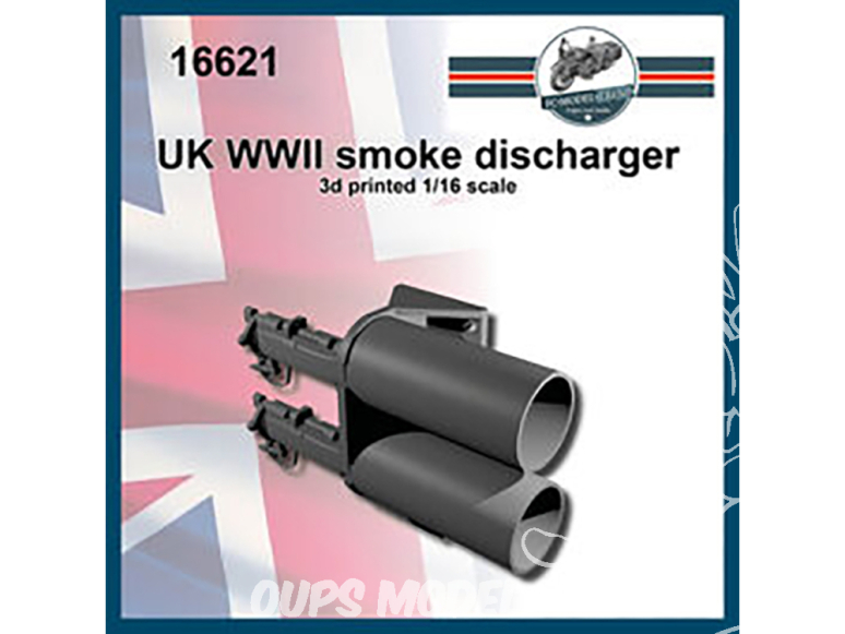 FC MODEL TREND accessoire résine 16621 Déchargeur de grenades fumigènes Britanniques WWII 1/16