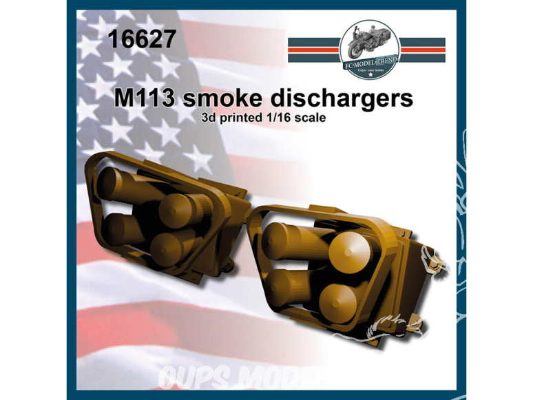 FC MODEL TREND accessoire résine 16627 Déchargeur de grenades fumigènes M113 1/16