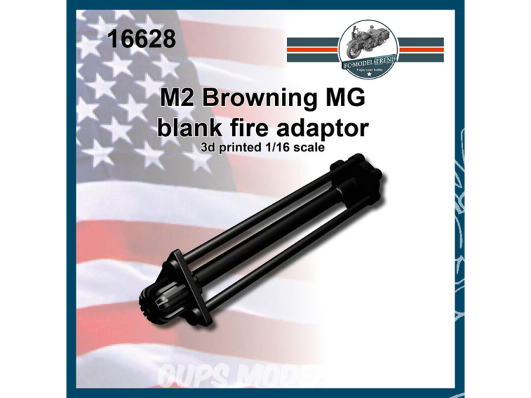 FC MODEL TREND accessoire résine 16628 M2 Browning MG adaptateur de tir à blanc 1/16
