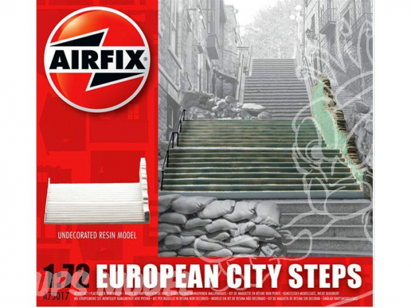 Airfix maquette militaire 75017 escalier de ville type européen 1/72