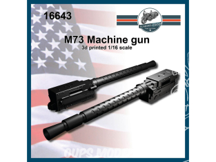 FC MODEL TREND accessoire résine 16643 M73 Machine Gun 1/16