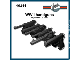 FC MODEL TREND maquette résine 19411 Armes de poing WWII 1/9 FC MODEL TREND maquette résine 19411 Armes de poing WWII 1/9