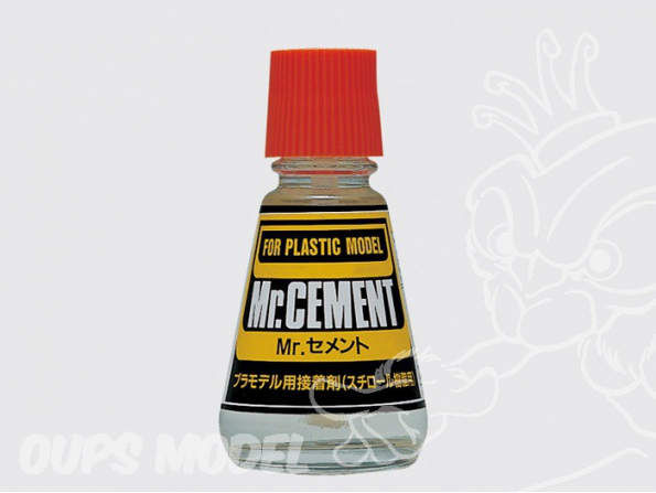 Mr Hobby mc124 Colle Maquette Pinceau Mr Cement 25ml