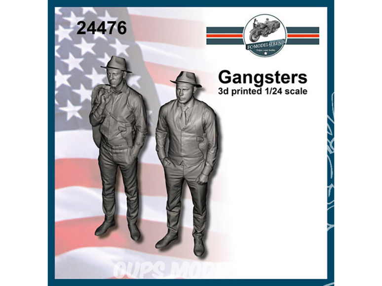 FC MODEL TREND figurines résine 24476 Gangsters 1/24