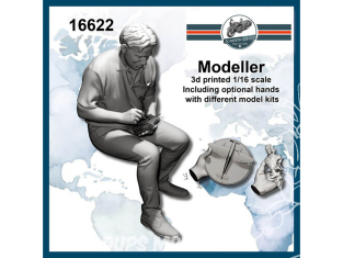 FC MODEL TREND figurine résine 16622 Maquettiste 1/16