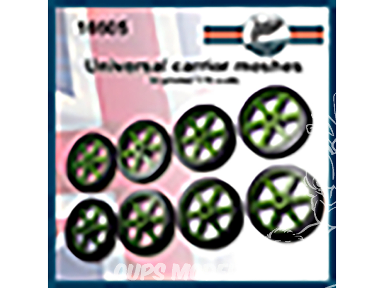FC MODEL TREND accessoire résine 16607 Roues Universal Carrier 1/16