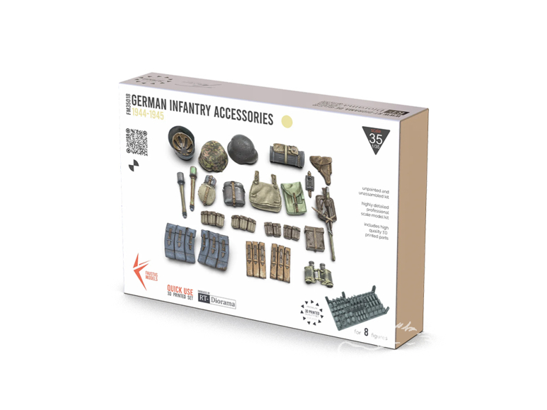 RT-Diorama FM35018 Accessoires d'infanterie allemande 1/35