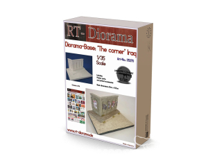 RT-Diorama 35270K La base du diorama d'angle Iraq Ceramic 1/35