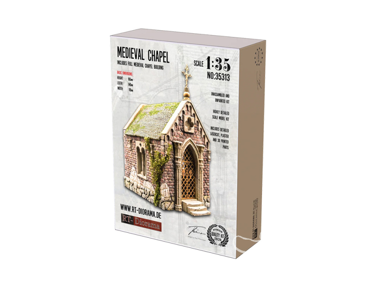 RT-Diorama 35313K Chapelle médiévale ceramic 1/35