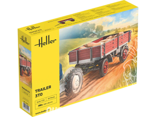 Heller maquette voiture 81410 Remorque Agricole 3to 1/24