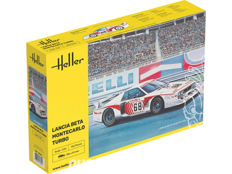 Heller maquette voiture 80741 Lancia Beta Montecarlo Turbo 1/24