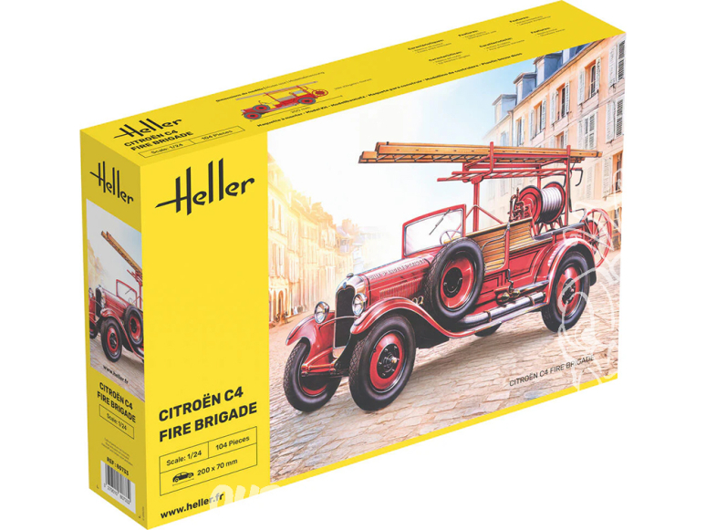 Heller maquette voiture 80733 Citroën C4 Pompiers 1/24