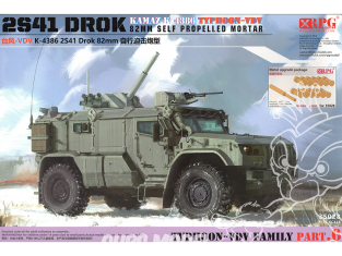 RPG-Model maquette militaire 35028B Typhoon VDV 2S41 Kamaz K-4386 Drok 82mm SPM PREMIUM Edition 1/35